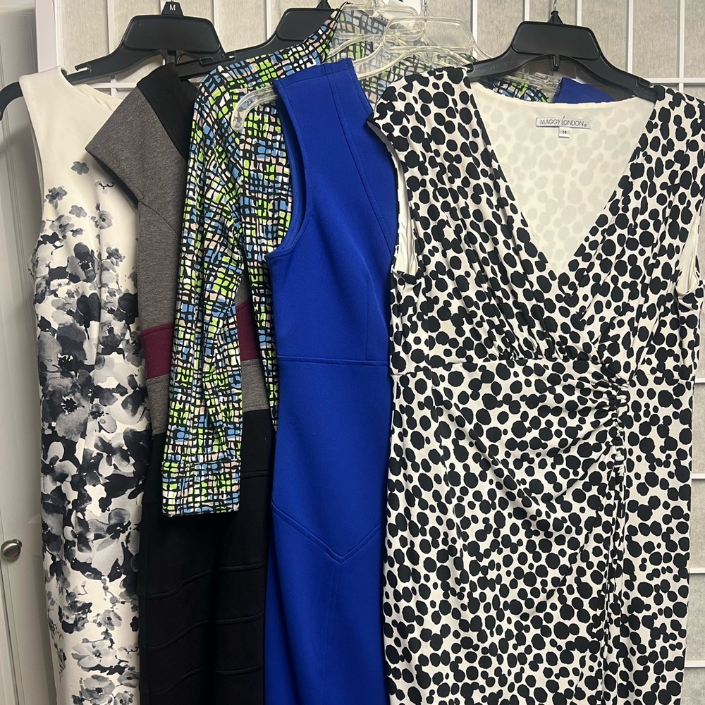 Maggy London Dresses x 5